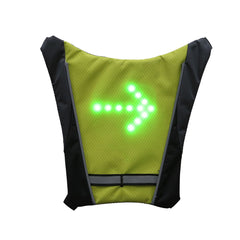 Stay Safe on Your Bike with Our LED Reflective Vest Backpack