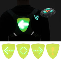 Stay Safe on Your Bike with Our LED Reflective Vest Backpack