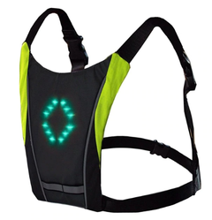 Stay Safe on Your Bike with Our LED Reflective Vest Backpack