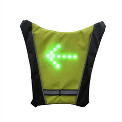 Stay Safe on Your Bike with Our LED Reflective Vest Backpack