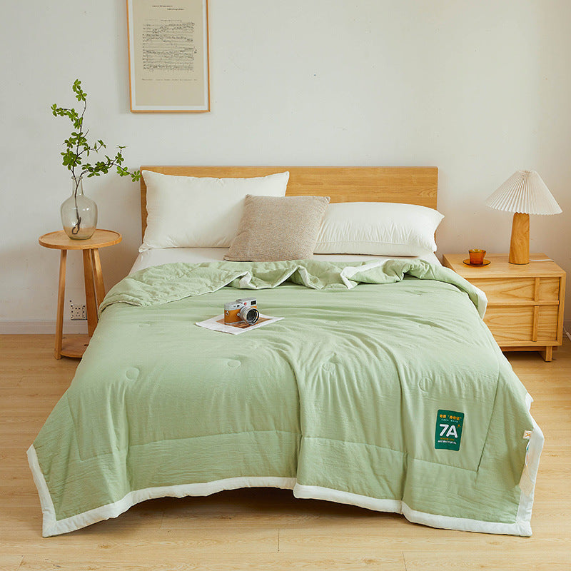 Washable Summer Cool Quilt Made with Antibacterial Raw Cotton