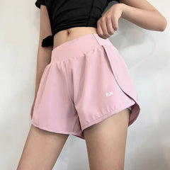 Yoga Clothes Pocket Sports Shorts Women's Quick-drying Fitness