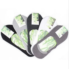 6pcs=3Pair/lot Fashion Men Boat Socks Summer Autumn Non-slip Silicone Invisible Cotton Male Ankle Short Harajuku Low Cut Sock