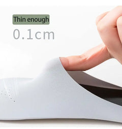 6 Pairs Boat Socks Breathable Ice Silk Non-slip Socks Cotton Men's Summer Thin Ice Feeling Invisible Short Socks Color Matching