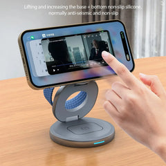 3-in-1 Wireless Portable/Foldable Charging Stand: 30W Fast and Versatile Charging Solution