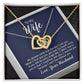 Eternal Embrace: Interlocking Hearts necklace