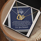 Eternal Embrace: Interlocking Hearts necklace