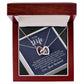 Eternal Embrace: Interlocking Hearts necklace