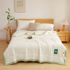 Washable Summer Cool Quilt Made with Antibacterial Raw Cotton