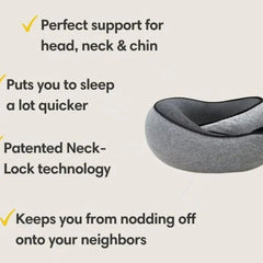 WanderRest™: The Ultimate Neck Support for Blissful Journeys - Travel Neck Pillow